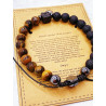 Triple Protection Tiger's Eye Bracelet | Protection, Luck, and Prosperity