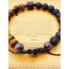 Triple Protection Tiger's Eye Bracelet | Protection, Luck, and Prosperity