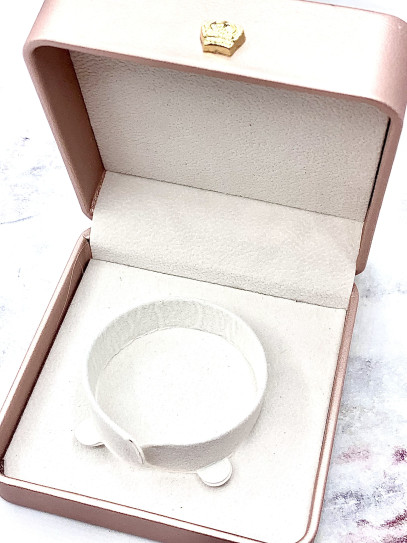 Estuche 'Queen' para regalo de piel rosa - Pulseras