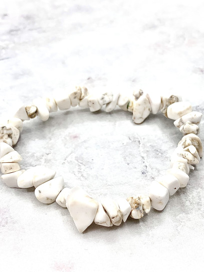 Polsera 'Índia' de xip de Howlita | Calma i pau