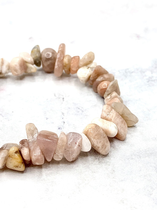 'India' Sunstone Chip Bracelet | Happiness and Harmony