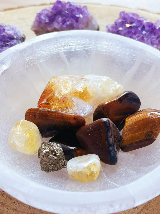 Bedroom Mineral Pack: XL Selenite Cleansing Bowl (15cm)