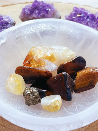 Bedroom Mineral Pack: XL Selenite Cleansing Bowl (15cm)