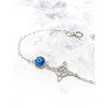Pulsera 'Agatha' de Nudo Brujas y Ojo Turco - Doble protección extrema