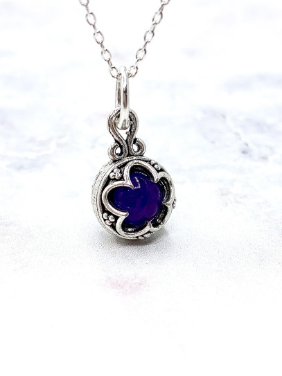 Super Mini Amethyst 'Gotland' necklace