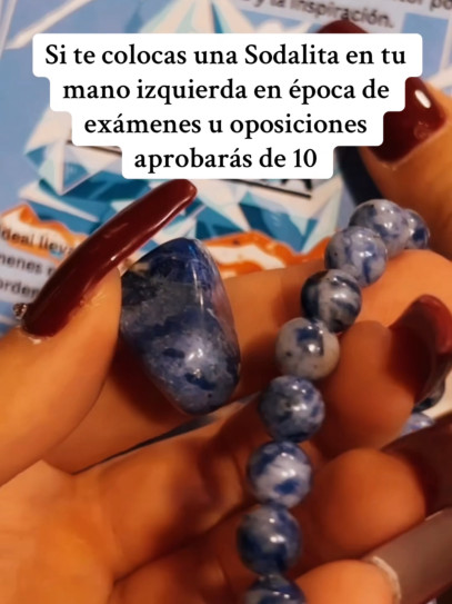 Sodalite 'Asha' bracelet 8mm | Intelligence and studies
