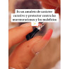 Pulsera negra de los 7 nudos de protección y Puño de Azabache de plata