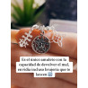 Triple protection silver necklace: Witch's Knot, Caravaca Cross and Tetragrammaton