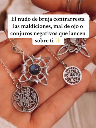 Collar 'Wanda' de Nudo Brujas y Amatista