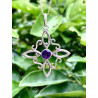 Witches Knot 'Sabrina' faceted Amethyst necklace