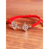 Witches Knot and Tetragrammaton Macrame Bracelet - Extreme Double Protection