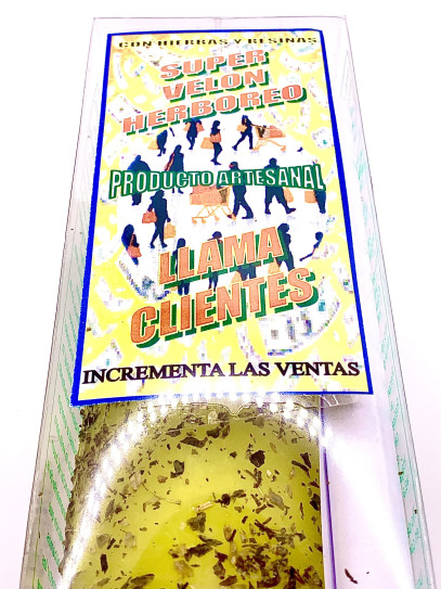Natural herbal candle for CALL CUSTOMERS