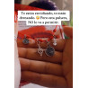 Red 7-knot bracelet with four protections: Witch's Knot, Caravaca Cross, Saint Benedict and Tetragrammaton in silver