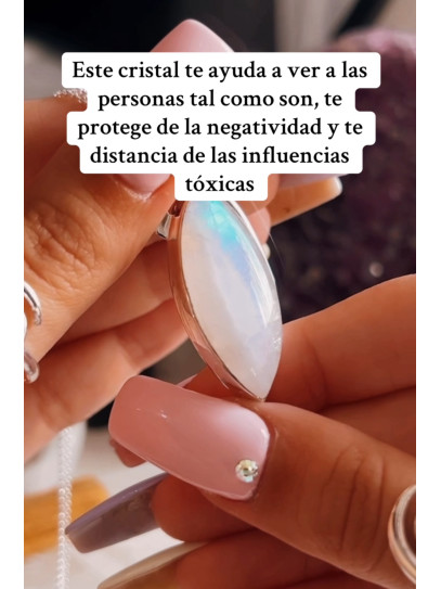 Collaret de Pedra lluna natural - Edició limitada - Qualitat extra - Protecció i feminitat