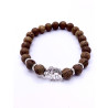 Pulsera 'Shiva' de Palo Santo - Elefante de la buena suerte