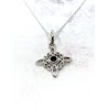 Witches Knot and Black obsidian 'Bridget' necklace
