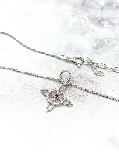 Pulsera 'Bridget' de Nudo Brujas y Rubí