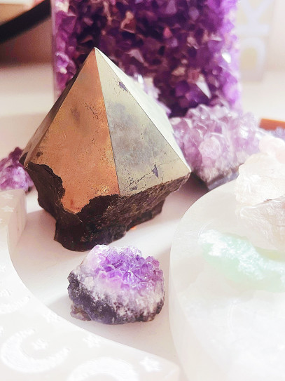 Punta generador de Pirita imant de diners mida gran | Diners i èxit