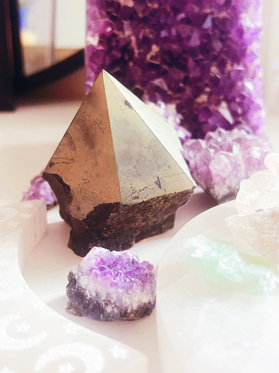 Punta generador de Pirita imant de diners mida gran | Diners i èxit