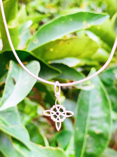 Witches Knot and Tourmaline 'Bridget' anklet