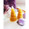 Special spiral honey candle for sweetening