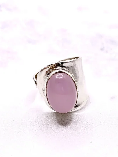 'Irina' Rose Quartz Ring - Attracts True Love