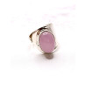 Anillo 'Irina' de Cuarzo rosa - Atrae el amor verdadero