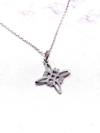 Witches Knot 'Alice' Necklace - Stainless Steel