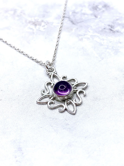 Collar 'Sabrina' de Nudo Brujas y Amatista