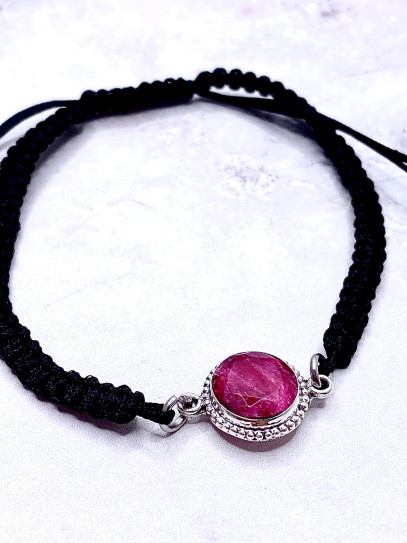 Polsera "Neela" de Robí i macramé