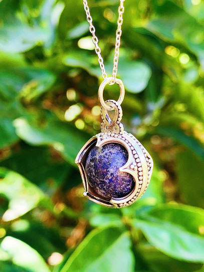 Collar 'Gotland' XL de Lapislázuli - Sabiduría