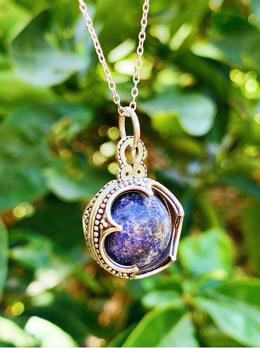 Collar 'Gotland' XL de Lapislázuli - Sabiduría