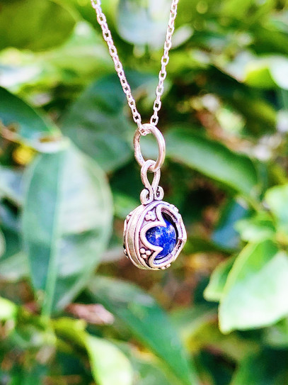 Collar 'Gotland' súper mini de Lapislázuli