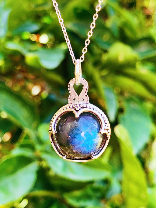 Collar 'Gotland' XL de Labradorita - Protección mística