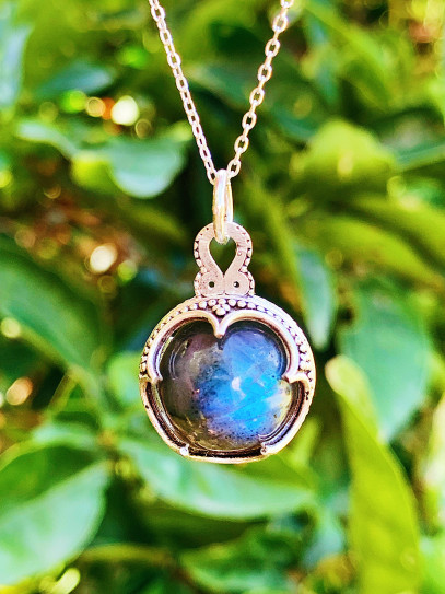 Collar 'Gotland' XL de Labradorita - Protección mística