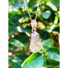Collaret Llum Còsmica ✨ de Quars Herkimer de plata | Protecció i neteja