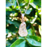 Collaret Llum Còsmica ✨ de Quars Herkimer de plata | Protecció i neteja