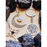 Protective talisman keychain: Silver Tetragrammaton