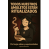Pulsera triple protección de plata: Nudo de Bruja, Cruz de Caravaca y San Benito con Turmalina