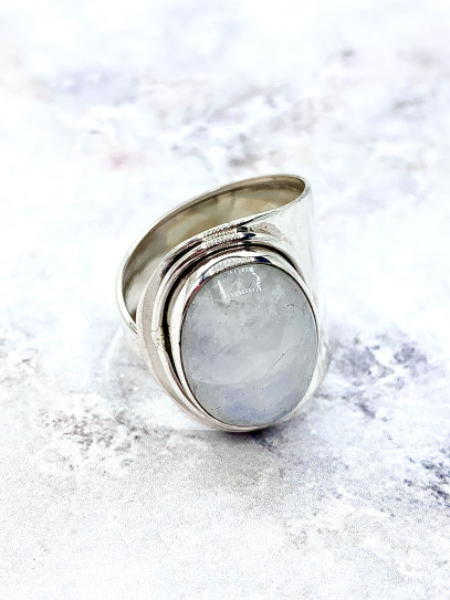 Anell 'Irina' de Pedra lluna - Feminitat