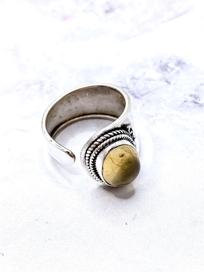 Citrine 'Native Soul' Ring - Abundance and Prosperity
