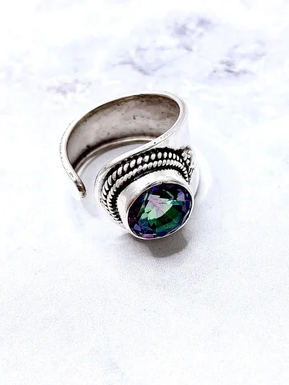 Mystic Topaz 'Native Soul' Ring - Abundance