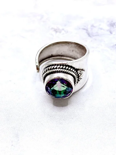 Mystic Topaz 'Native Soul' Ring - Abundance