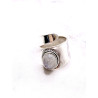 Anillo 'Trenza Balinesa' de Piedra luna - Feminidad