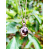 Super mini 'Gotland' smoky quartz necklace