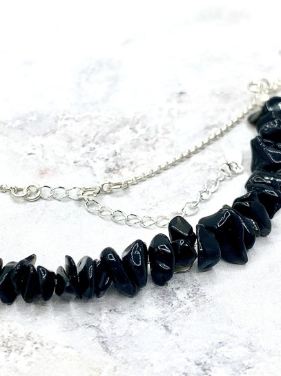 'Kiara' Black Tourmaline Necklace - Protection