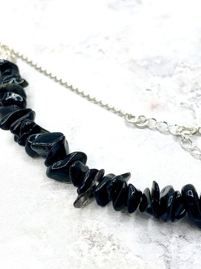 'Kiara' Black Tourmaline Necklace - Protection