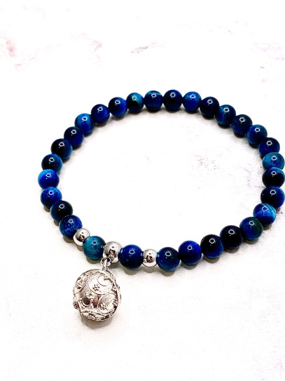 Angel Light Bracelet ✨ Blue Tiger's Eye 6 mm