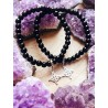 Witches Knot and Black Tourmaline 'Elly'  bracelet 6mm | Protection