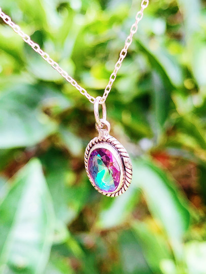 Mystic Topaz 'Mystic Aurora' Necklace